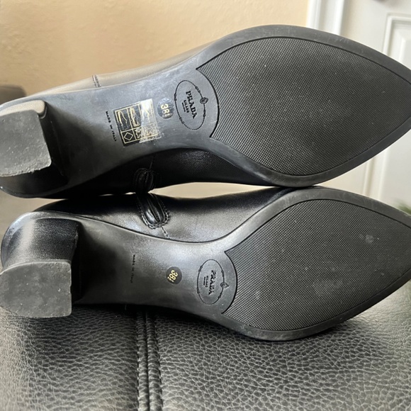 Prada Prada Calzatore Donna Black Boots 38.5 (8.5 US) - Picture 6 of 9